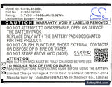 BLU Studio X8 HD Replacement Battery, 3.7V, 1600mAh, Li-ion 5