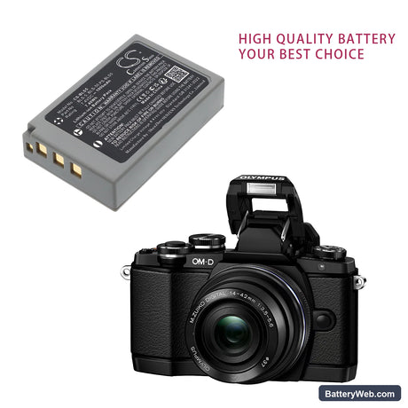 Olympus OM-D E-M10 Replacement Battery, 7.4V, 1000mAh, Li-ion 6