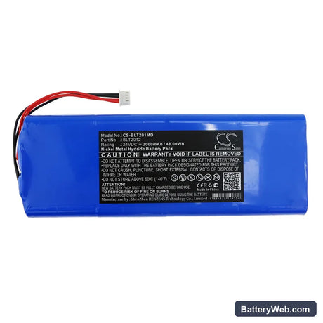 Biolat Twelve lead ECG Replacement Battery, 24V, 2000mAh, Ni-MH 3