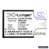 BLU Aria Replacement Battery, 3.7V, 900mAh, Li-ion 3
