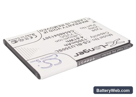 BLU DASH 3.5 Replacement Battery, 3.7V, 1300mAh, Li-ion 2