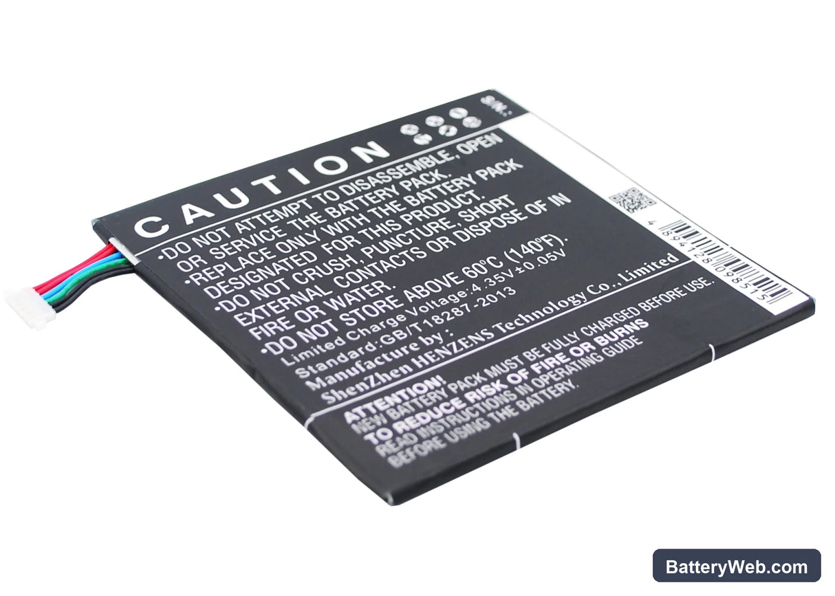 LG Pad 7.0 Replacement Battery, 3.8V, 4000mAh, Li-Polymer 5