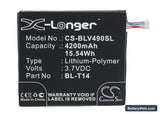 LG G Pad 8.0 Replacement Battery, 3.7V, 4200mAh, Li-Polymer 1