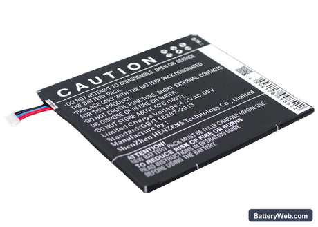 LG G Pad 8.0 Replacement Battery, 3.7V, 4200mAh, Li-Polymer 4