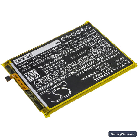 BLU V9 Replacement Battery, 3.8V, 3800mAh, Li-Polymer 2