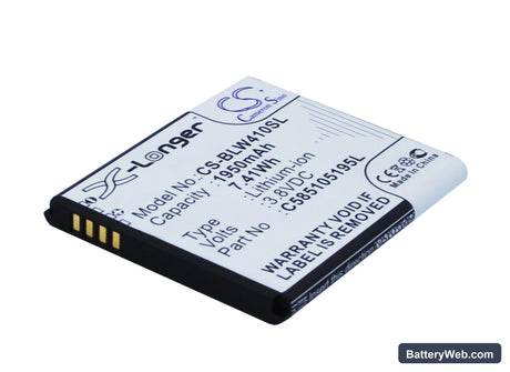 BLU Win JR Replacement Battery, 3.8V, 1950mAh, Li-ion 1