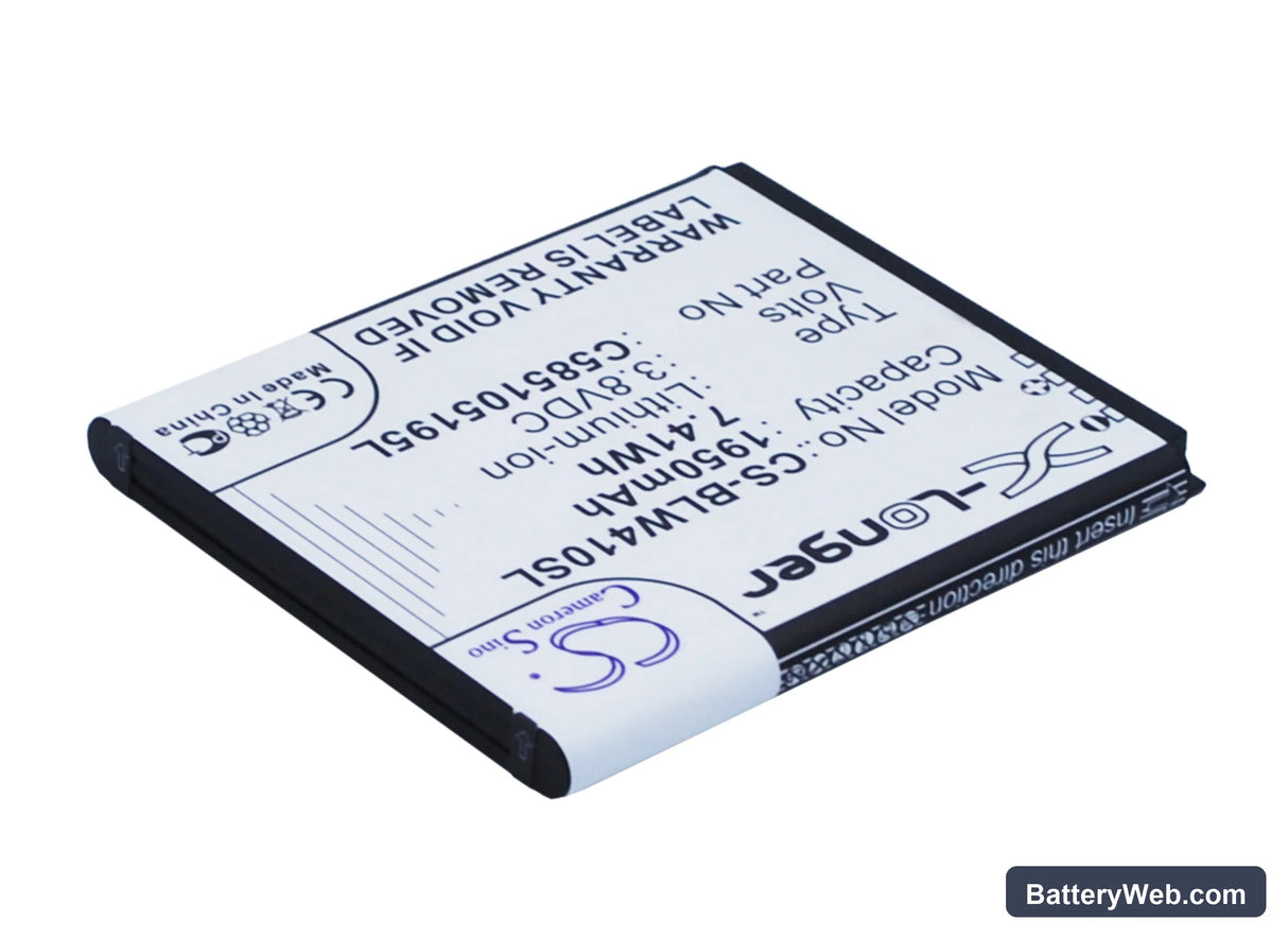 BLU Win JR Replacement Battery, 3.8V, 1950mAh, Li-ion 2