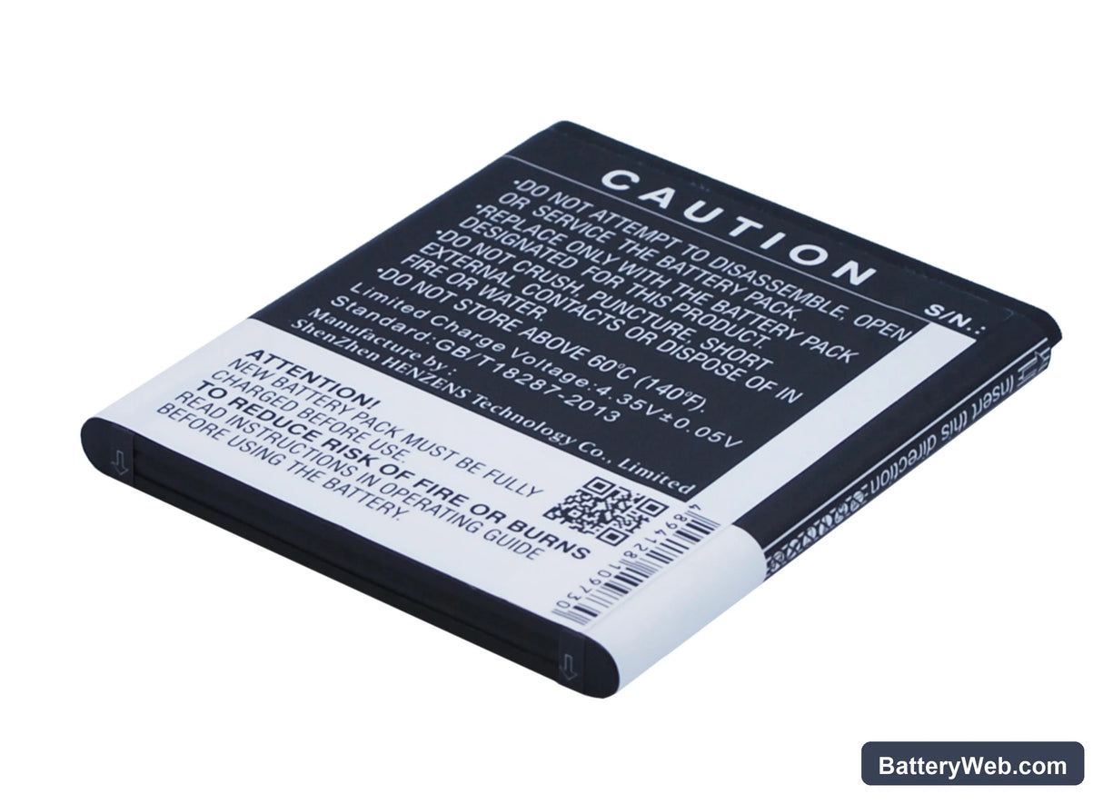 BLU Win JR Replacement Battery, 3.8V, 1950mAh, Li-ion 4