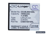 BLU Win JR Replacement Battery, 3.8V, 1950mAh, Li-ion 5