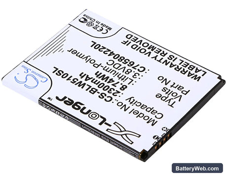 BLU Win HD Replacement Battery, 3.8V, 2300mAh, Li-Polymer 2