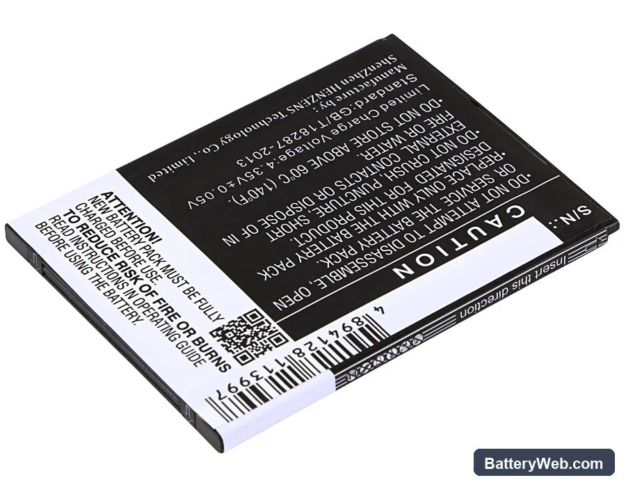 BLU Win HD Replacement Battery, 3.8V, 2300mAh, Li-Polymer 3