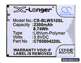 BLU Win HD Replacement Battery, 3.8V, 2300mAh, Li-Polymer 5