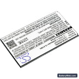 BLU Dash X Plus LTE Replacement Battery, 3.7V, 2300mAh, Li-ion 2