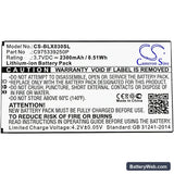 BLU Dash X Plus LTE Replacement Battery, 3.7V, 2300mAh, Li-ion 3