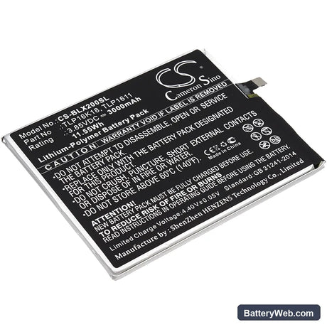 BLU Life One X2 Replacement Battery, 3.85V, 3000mAh, Li-Polymer 1
