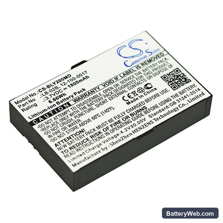 Bolate AnyYiew A2 Replacement Battery, 3.7V, 1800mAh, Li-ion 1