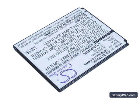 BLU Studio 5.0 HD Replacement Battery, 3.7V, 1800mAh, Li-ion 2