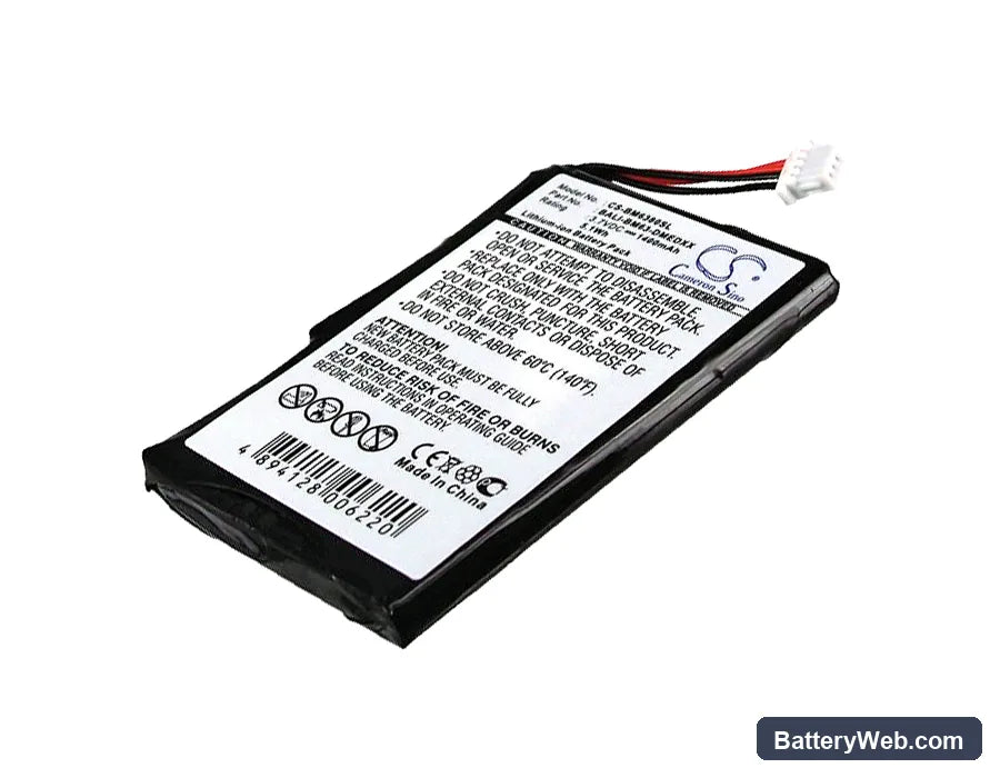 BlueMedia BM6380 Replacement Battery, 3.7V, 1400mAh, Li-ion 2