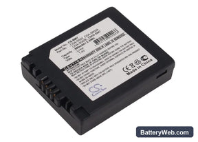 Panasonic Lumix DMC-FZ1 Replacement Battery, 7.4V, 680mAh, Li-ion 1