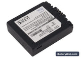 Panasonic Lumix DMC-FZ1 Replacement Battery, 7.4V, 680mAh, Li-ion 2