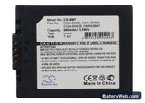 Panasonic Lumix DMC-FZ1 Replacement Battery, 7.4V, 680mAh, Li-ion 5