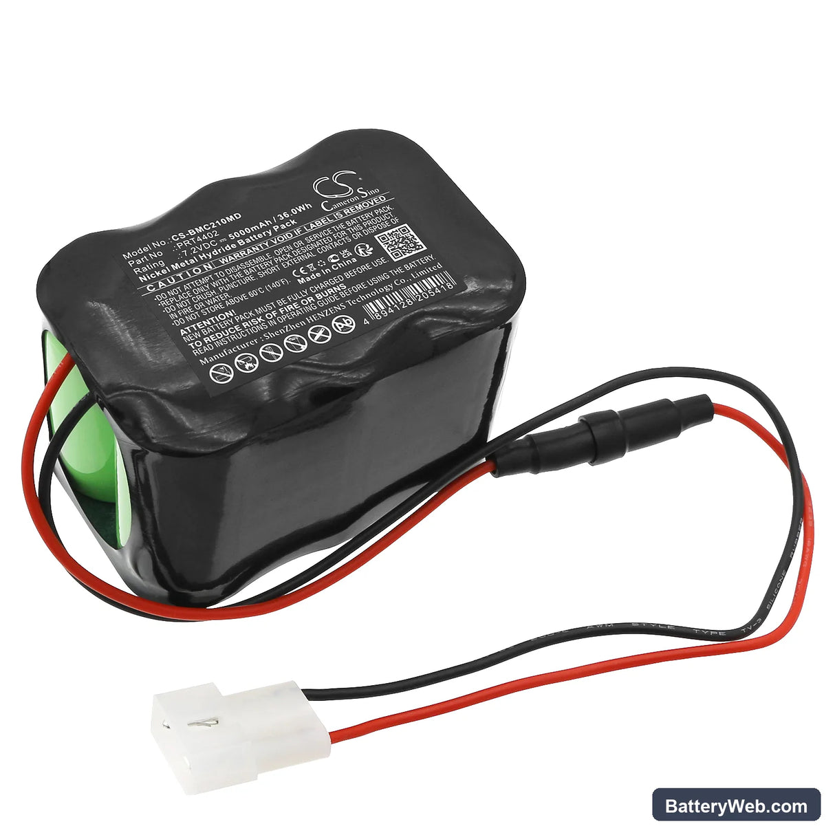 Biomedical Crossvent4+ Replacement Battery, 7.2V, 5000mAh, Ni-MH 1