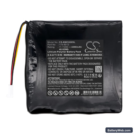 Beamex 8081785 Replacement Battery, 11.1V, 4200mAh, Li-Polymer 3