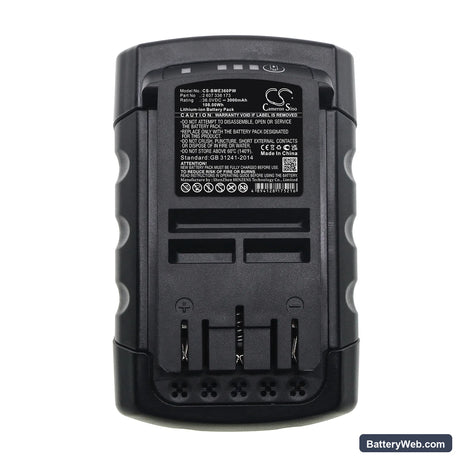 Honda DP3660XA Replacement Battery, 36V, 3000mAh, Li-ion 3