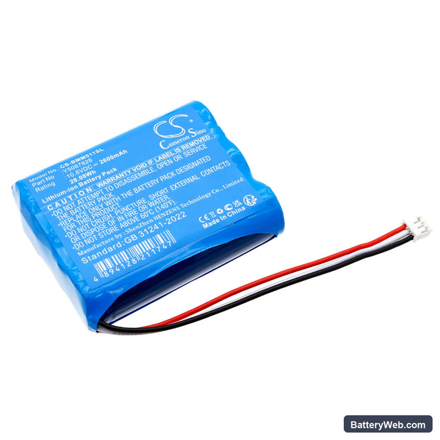 Brady M511 Replacement Battery, 10.8V, 2600mAh, Li-ion 1