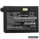Blue Bamboo P25 Replacement Battery, 7.4V, 1300mAh, Li-ion 3