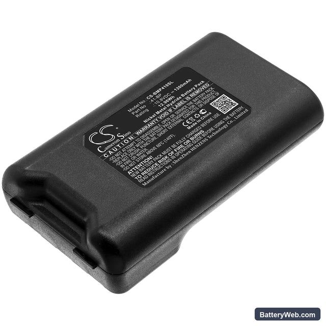 Brady BMP41 Replacement Battery, 10.8V, 1200mAh, Ni-MH 1