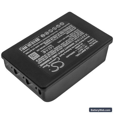 Brady BMP71 Replacement Battery, 12V, 2000mAh, Ni-MH 2