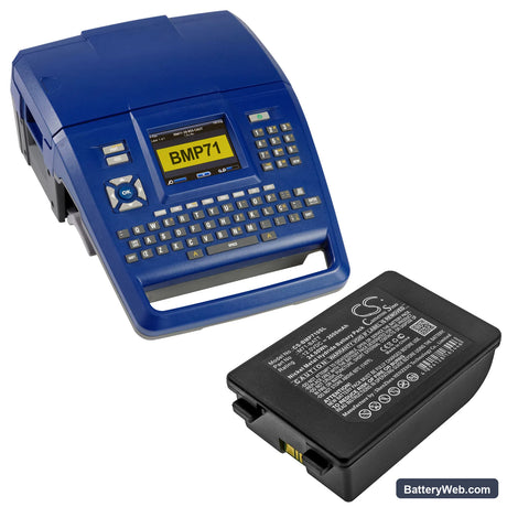 Brady BMP71 Replacement Battery, 12V, 2000mAh, Ni-MH 6