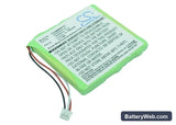 Bosch MS687 Replacement Battery, 3.6V, 750mAh, Ni-MH 1