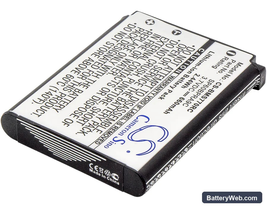 Panasonic KX-TCA285 Replacement Battery, 3.7V, 660mAh, Li-ion 2