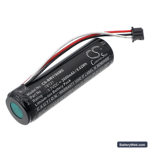 BioControl 78300BC Replacement Battery, 3.7V, 2600mAh, Li-ion 1