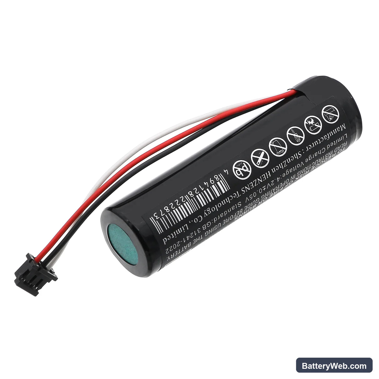 BioControl 78300BC Replacement Battery, 3.7V, 2600mAh, Li-ion 2