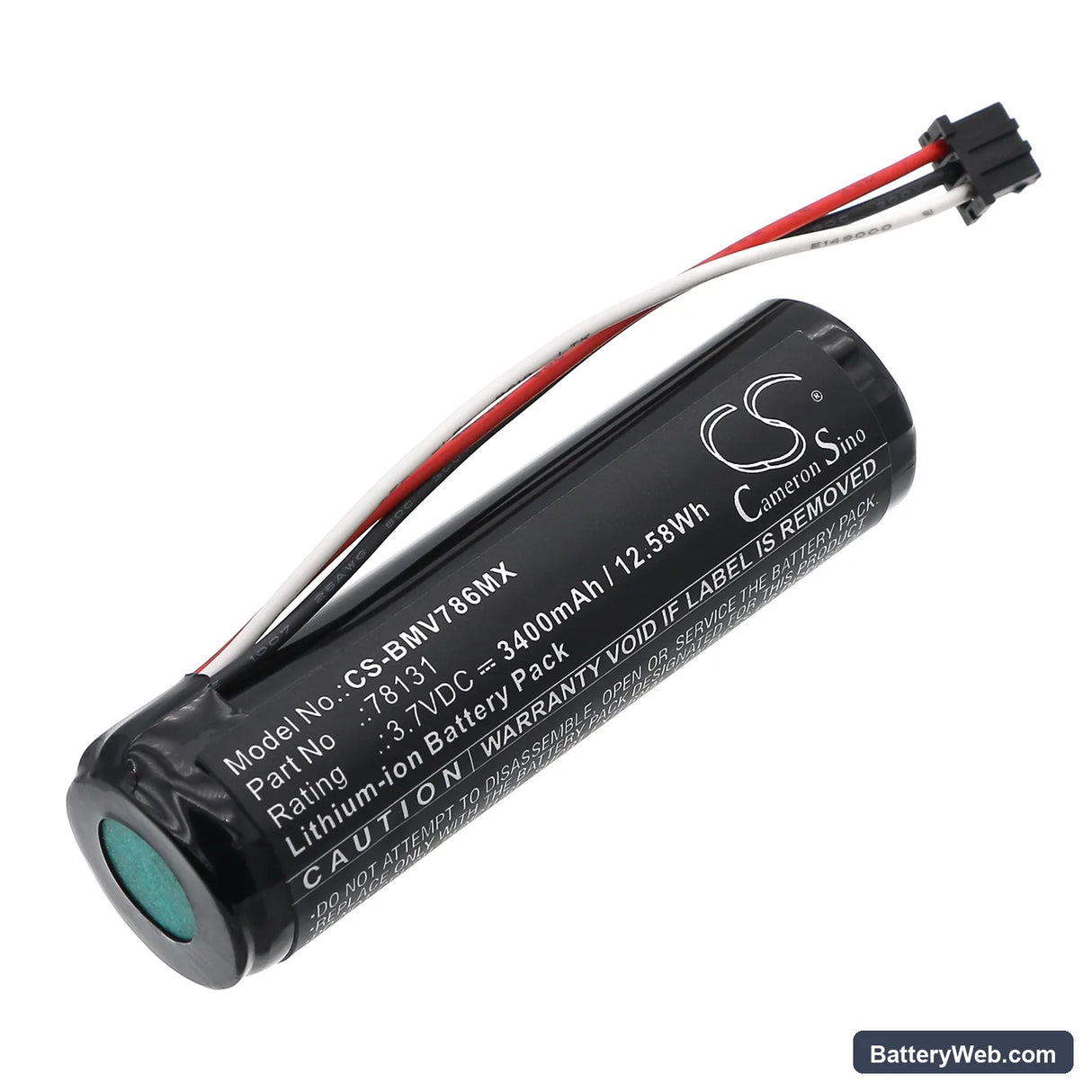 BioControl 78300BC Replacement Battery, 3.7V, 3400mAh, Li-ion 1