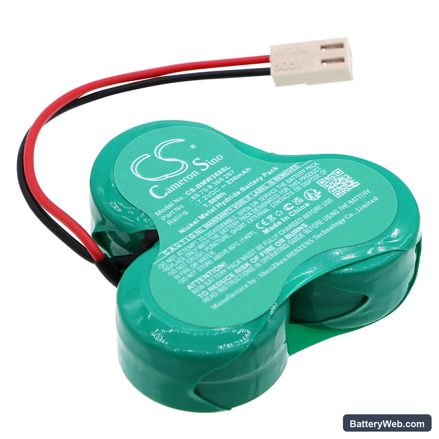 BMW 3 Series Replacement Battery, 7.2V, 230mAh, Ni-MH 1