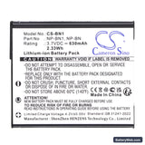 Sony _x000D_ Replacement Battery, 3.7V, 630mAh, Li-ion 5