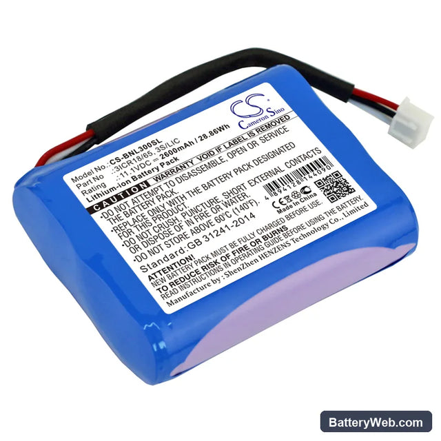 Bang & Olufsen BeoPlay A3 Replacement Battery, 11.1V, 2600mAh, Li-ion 1