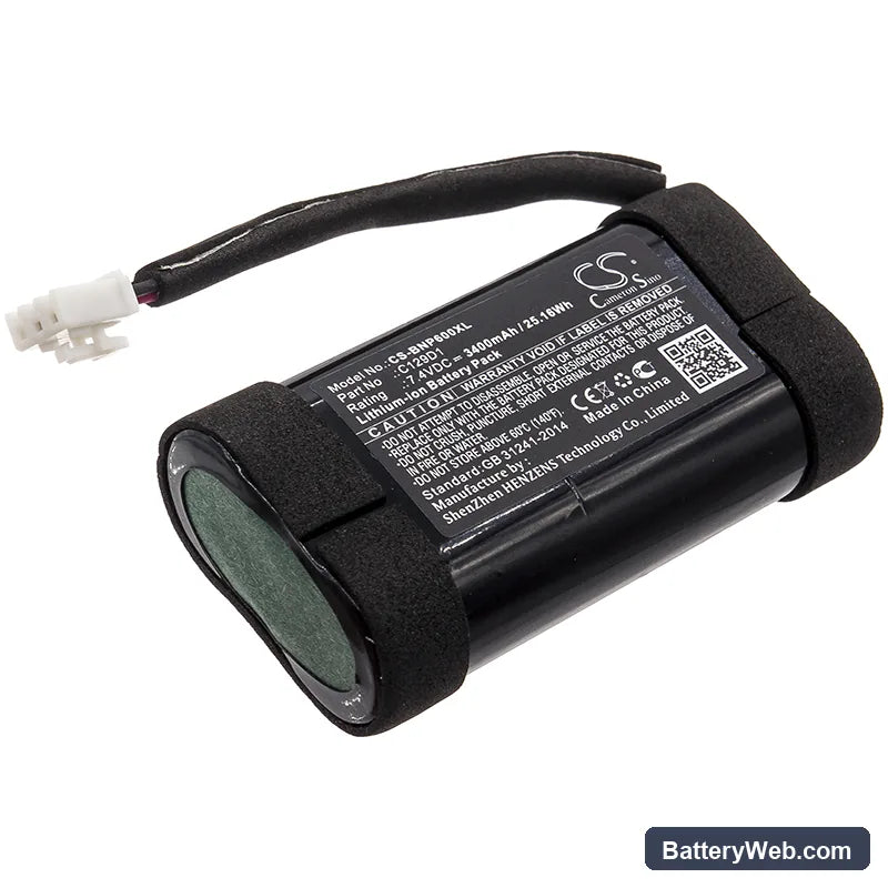 Bang & Olufsen BeoPlay P6 Replacement Battery, 7.4V, 3400mAh, Li-ion 1