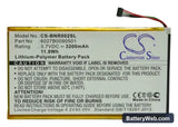 Barnes & Noble NOOK color Replacement Battery, 3.7V, 3200mAh, Li-Polymer 5