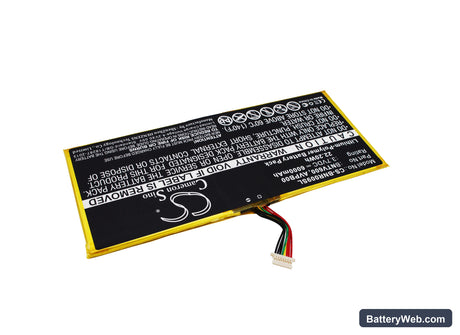 Barnes & Noble NOOK HD+9 Replacement Battery, 3.7V, 6000mAh, Li-Polymer 2