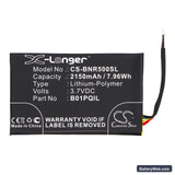 Barnes & Noble Nook Glowlight Replacement Battery, 3.7V, 2150mAh, Li-Polymer 3