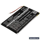 Pocketbook 631 Touch HD Replacement Battery, 3.7V, 1500mAh, Li-Polymer 1