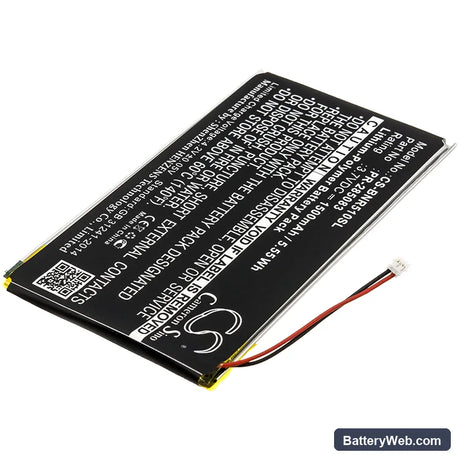 Pocketbook 631 Touch HD Replacement Battery, 3.7V, 1500mAh, Li-Polymer 2