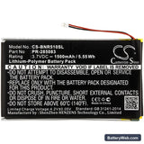 Pocketbook 631 Touch HD Replacement Battery, 3.7V, 1500mAh, Li-Polymer 3