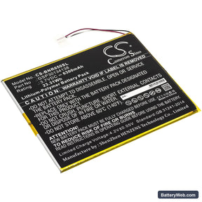 Barnes & Noble Nook 10.1 Replacement Battery, 3.8V, 6300mAh, Li-Polymer 1