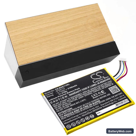 Bang & Olufsen BeoSound Moment Replacement Battery, 3.7V, 3100mAh, Li-Polymer 6